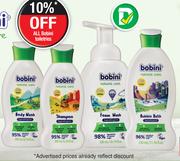 Bobini Shampoo 200ml Or Foam Wash 300ml-Each