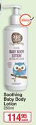 Pure Beginnings Soothing Baby Body Lotion-250ml