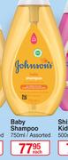 Johnson's Baby Shampoo Assorted-750ml Each