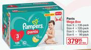 Pampers Pants Mega Box-Per Box
