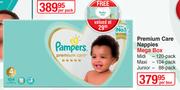 Pampers Premium Care Nappies Mega Box-Per Box
