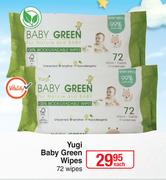 Yugi Baby Green Wipes-72 Wipes Each