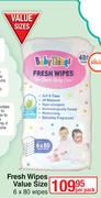 Baby Things Fresh Wipes Value Size-6 x 80 Wipes Per Pack