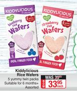 Kiddylicious Rice Wafers Assorted-5 Yummy Twin Packs Each