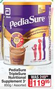 Pediasure TripleSure Nutritional Supplement 3+ Assorted-850g 
