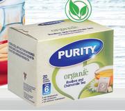 Purity Organic Rooibos Flavoured Tea Assorted-20 Tagged Teabags