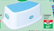 Footstool (Assorted Colours)-Each