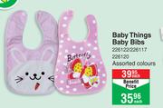 Baby Things Baby Bibs Assorted Colours-Each