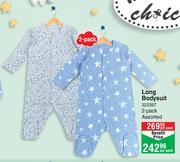 Long Bodysuit Assorted-2 Per Pack