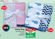 Jersey Wrap Assorted-2 Per Pack