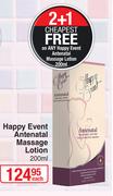 Happy Event Antenatal Massage Lotion-200ml Each