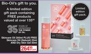 Bio-Oil Skincare Oil 200ml + Free Skincare Oil (Natural) 25ml & Dry Skin Gel 50ml Gift Pack-Per Pack