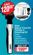 Wahl Deluxe Travel Kit Trimmer & Grooming Kit 12 Piece
