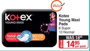 Kotex Young Maxi Pads-Per Pack