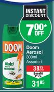 Doom Aerosol Assorted-300ml Each