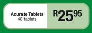 Acurate Tablets 40 Tablets