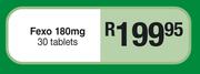 Fexo 180mg 30 Tablets