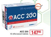 ACC 200 40Effervescent Tablets