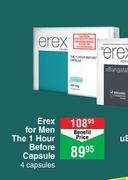 Erex For Men The 1 Hour Before Capsule 4 Capsules