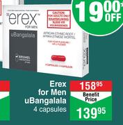 Erex For Men uBangalala 4 Capsules