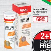 Vital Immune Ultra 10 Effervescent Tablets-Each