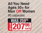 Solal All You Need Ages 50+ For Men Or Women 90 Capsules-Each