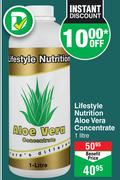 Lifestyle Nutrition Aloe Vera Concentrate-1L