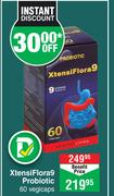 XtensiFlora 9 Probiotic 60 Vegicaps