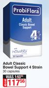Probi Flora Adult Classic Bowel Support 4 Strain 30 Capsules