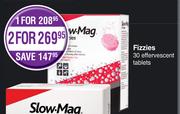 Slow-Mag Fizzies 30 Effervescents Tablets-For 1