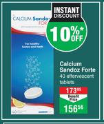 Calcium Sandoz Forte 40 Effervescent Tablets