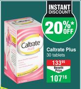 Caltrate Plus 30 Tablets