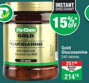 Dis-Chem Gold Glucosamine 240 Tablets