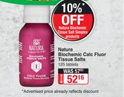 Natura Biochemic Calc Fluor Tissue Salts 125 Tablets