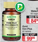 Dis-Chem Gold Iron Plus 60 Tablets