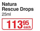 Natura Rescue Drops-25ml Each