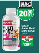 Biogen Junior Multi Mune Syrup-200ml
