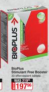 Bioplus Stimulant Free Booster 30 Effervescent Tablets