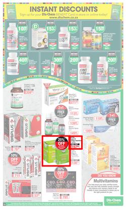 Dis-Chem : Ultimate Savings (24 March - 18 April 2022), page 19