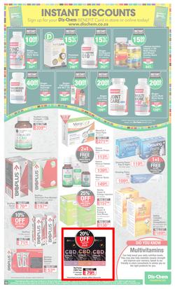 Dis-Chem : Ultimate Savings (24 March - 18 April 2022), page 19