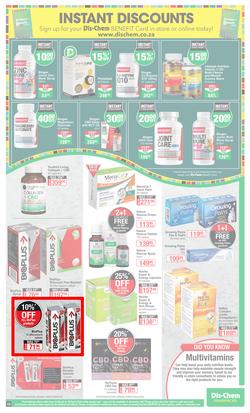 Dis-Chem : Ultimate Savings (24 March - 18 April 2022), page 19