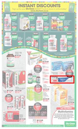 Dis-Chem : Ultimate Savings (24 March - 18 April 2022), page 19