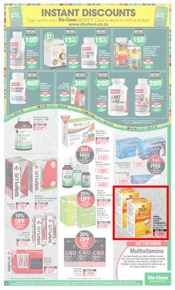 Dis-Chem : Ultimate Savings (24 March - 18 April 2022), page 19
