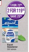 Equal Sweetener 300 Tablets-For 1
