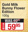Lindt Gold Milk Bunny Flower Edition-100g 