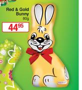 Riegelein Red & Gold Bunny-80g
