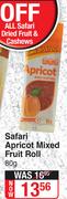 Safari Apricot Mixed Fruit Roll-80g