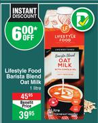 Lifestyle Food Barista Blend Oat Milk-1L