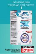 NPL Night Time Burn 90 Capsules