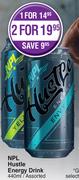 NPL Hustle Energy Drink Assorted-440ml